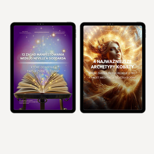 Zestaw dwóch Ebooków- 12 Zasad manifestowania i 4 Archetypy Kobiety